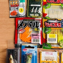 お譲り先決まりました！まとめ売り 釣り 釣り用品 釣具 月下美人 ワーム じゃこまろ イカエギ ホッパー サビキの画像