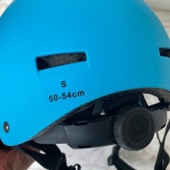 【キッズ】ヘルメット　水色　Sサイズ 50-54cmの画像