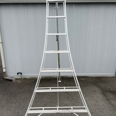 アルミ三脚 園芸 三脚 剪定 アルミ 脚立 梯子 はしご 園芸ハシゴ　240cm前後の画像