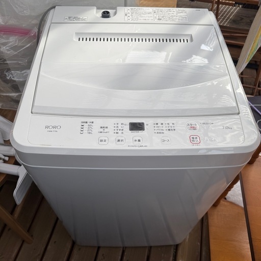 2025年製　美品　全自動洗濯機　7kg
