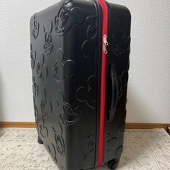 ディズニー　ミッキーマウス　スーツケース Lサイズ　黒　ブラック　軽量　4輪の画像