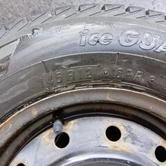 【ホイール付き】アイスガード　中古タイヤ４本セットの画像
