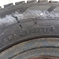 【ホイール付き】アイスガード　中古タイヤ４本セットの画像