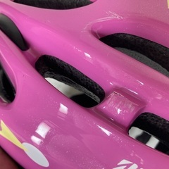 【キッズ】ブリヂストン　ヘルメット　紫　Ｌサイズの画像