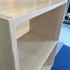 A2511-060 カラーボックス 2段① ナチュラル キズ汚れ有りの画像