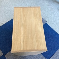 A2511-060 カラーボックス 2段① ナチュラル キズ汚れ有りの画像