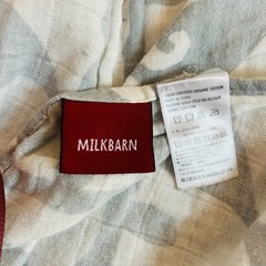 Milk Barn オーガニックコットン　ガーゼ　ブランケットおくるみの画像