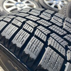 スタッドレス 175/65R14 東北6県無料配送対応‼️爆安‼️最終値下げ‼️③超超超バリ溝❗ 国産 ダンロップ製❗ アルミ付き 国産 タイヤ !!　スタットレス　軽自動車　コンパクトカー 雪 冬 ゆきの画像