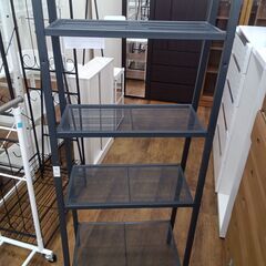 ★リユースのサカイ水戸店★フリーラックダークグレーH148×D35.5×W60クリーニング済みMT6102の画像