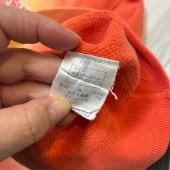 130cm 裏起毛トレーナーの画像