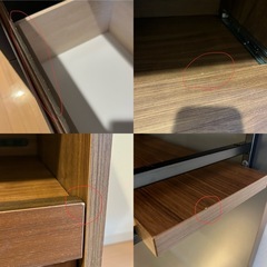 ウニコ unico 食器棚 キッチンラックDIX(ディクス)　キッチンボード W1200の画像