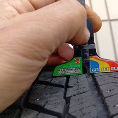 【ホイール付き】ブリヂストン　中古タイヤ４本セットの画像