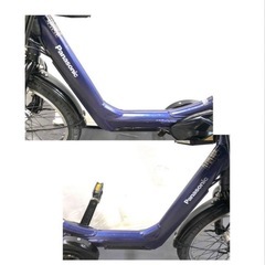 1年保証 送料無料　新型　パナソニック　ギュット　紺色　電動アシスト自転車 g1110の画像