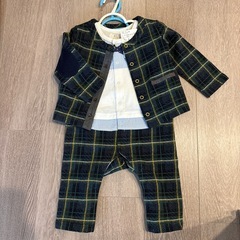 ロンパース80 スーツ風の画像