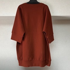 アイテムズ アーバンリサーチ ジャガードTシャツ Lサイズ ブラウンの画像