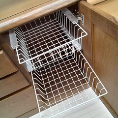 リユースのサカイ栃木店★ジモティ割あり★  食器棚 ブラウン W120×D45×H195 クリーニング済み TC11438の画像