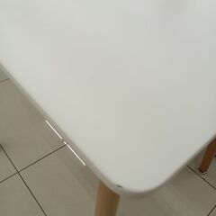 ★リユースのサカイ日立店★HJ8206 ヤマゼン テーブル ホワイト H70×D70×W70 クリーニング済み の画像