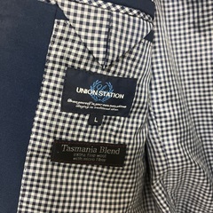 スマートフィットコート、状態良好、ブルー、サイズ Lの画像