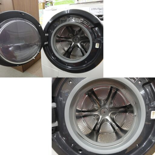 西岡店 HITACHI ドラム式 洗濯乾燥機 BD-SV110E 2020年製 洗濯11kg/乾燥6kg ビッグドラム 日立