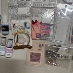 【11/8まで掲載！】ジェルネイル ネイル用品 まとめ売り 韓国パーツ マグネット ホイルネイルの画像