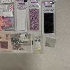 【11/8まで掲載！】ジェルネイル ネイル用品 まとめ売り 韓国パーツ マグネット ホイルネイルの画像