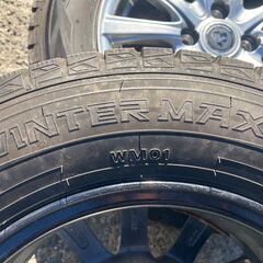 スタッドレス 185/70R14 東北6県無料配送対応‼️爆安‼️最終値下げ‼️②超超超バリ溝❗ 国産ダンロップ ウィンターマックス❗ アルミ付き 国産 タイヤ !!　スタットレスの画像