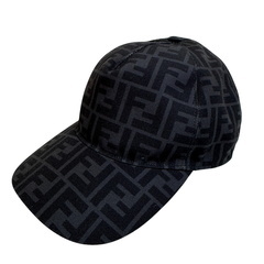 フェンディ FENDI キャップ ズッカ柄 FXQ768 ブラックの画像