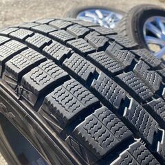 スタッドレス 185/70R14 東北6県無料配送対応‼️爆安‼️最終値下げ‼️④超超超バリ溝❗ 国産ダンロップ ウィンターマックス❗ アルミ付き 国産 タイヤ !!　スタットレスの画像