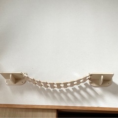 木製キャットステップ吊り橋&ステップ【新品】の画像