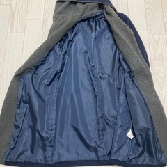 【レディース】ロングコート　ネイビー　Mサイズの画像