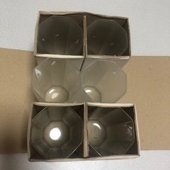 八角形グラス6個の画像