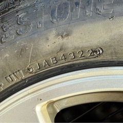 165/70R14 スタッドレス　ブリヂストンVRX3 ホイール付き4本セット
の画像