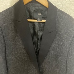 H&M スマートフィットコート 状態良好 ブラック サイズMの画像