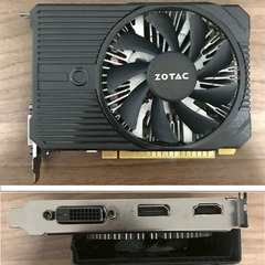 GTX 1050 Zotac 動作確認 済の画像