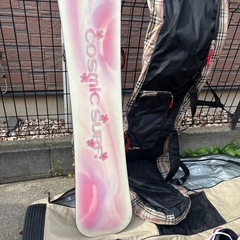 (取引中)
女性用スノーボード、靴2 、ケースの画像