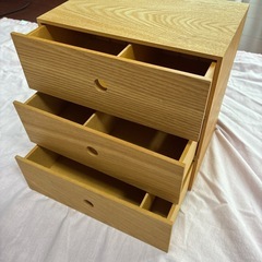 MUJI木製小物入れの画像