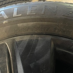 60ハリヤー　純正ホイール　タイヤの画像