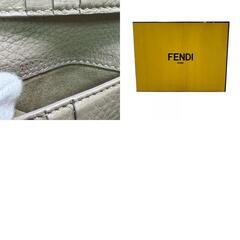 フェンディ FENDI 三つ折り財布 セレリア ピーカブー コンパクトウォレット 8M0399 グレージュの画像