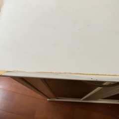 食器棚　レンジ台　※はがれ、汚れあり
の画像