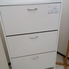 ★リユースのサカイ日立店★HJ8211  下駄箱 ホワイト H1...