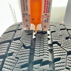 スタッドレスタイヤ 165/65R15 2021年製 溝約7mm！アルミホイール付 4本 トヨタ/ダイハツ/スズキ軽自動車等にの画像