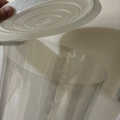 ぬいぐるみ収納ケース　透明円柱の画像