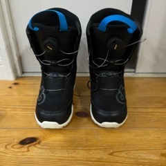 dub 子ども用スノーボードブーツ ブラック/ブルー　22cmの画像