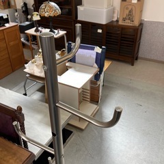 A2511-064 ポールハンガー② シルバー キズ汚れサビ有りの画像