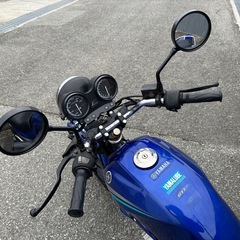 ヤマハ　YBR125 カスタム 実働 かなり良い音しますよ！ キャブ、タイヤ等々新品交換 マフラー溶接加工 最短で即日の配送も可能ですのでご相談ください！ 通勤、通学、練習に4ストマニュアル車いかがですか？ かっこいいネイキッドスタイル 転売OK！ 今日購入するので配送サービスしてください！みたいなやりとりがしたいの画像