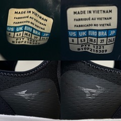 メンズスリッポンシューズローファーカジュアルシューズウォーキングシューズジョギングシューズスニーカーミズノブラック黒色Mizunoの画像