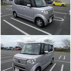 早い者勝ち♪ 平成 24 年式 ／ ホンダ ／ NーBOX ／ G ／ アイドリングストップ ／ 純正 ナビ／テレビ ／ スマートキー ／ プッシュスタート ／社外アルミホイール ／ 車内清掃済み／車検 08/12の画像