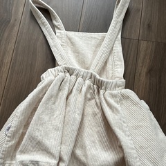 soll. the label コーデュロイ サロペットスカート クリーム 1Yの画像