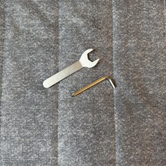 IKEA ダブルベッド マットレス付きの画像