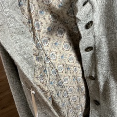 ニットコート🧶カーディガン🧥レディース👱‍♀️G3COMPOサイズ4Lバスト107〜115身長154〜162花柄🌼グレー•水色•青•茶色の画像
